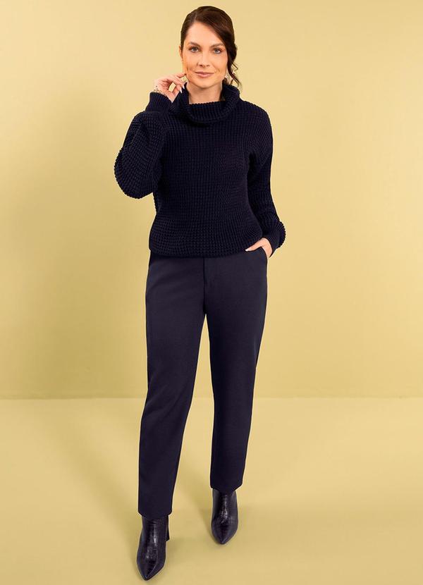 Cativa - Tricô Feminino com Gola Diferenciada Preto 2