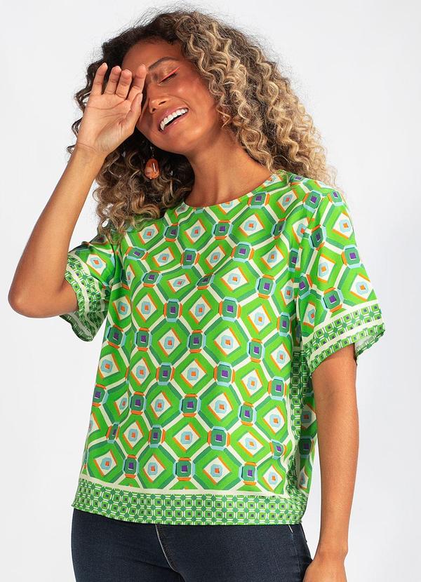 Colcci - Blusa em Viscose Estampado