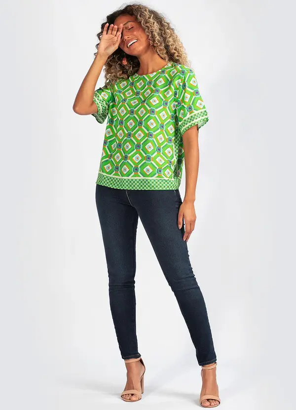 Colcci - Blusa em Viscose Estampado 3