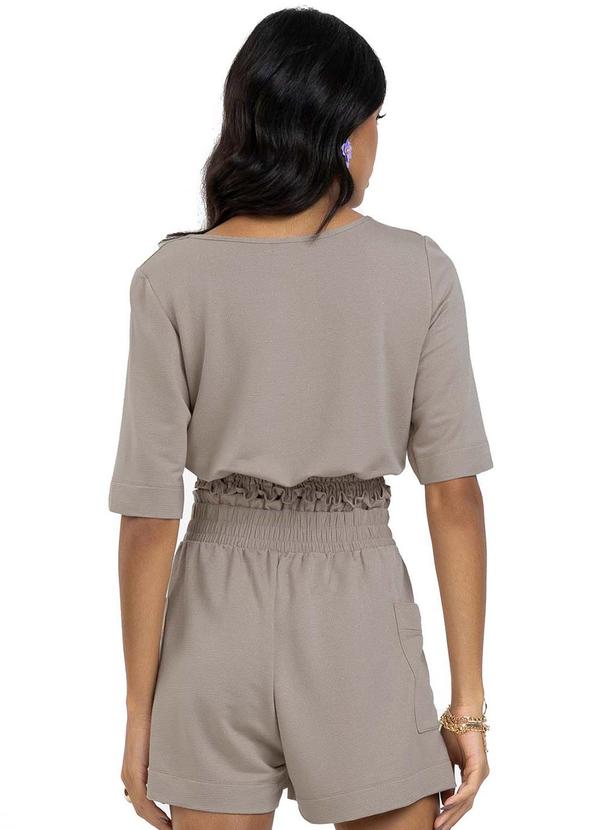 Endless - Conjunto Blusa e Shorts Molecotton Cinza 2