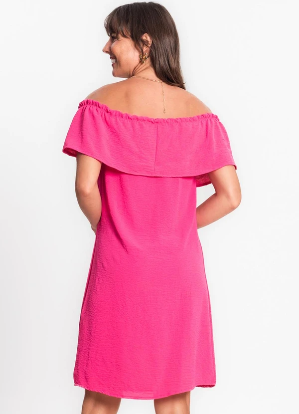 Rovitex - Vestido Ciganinha em Air Flow Rosa 2