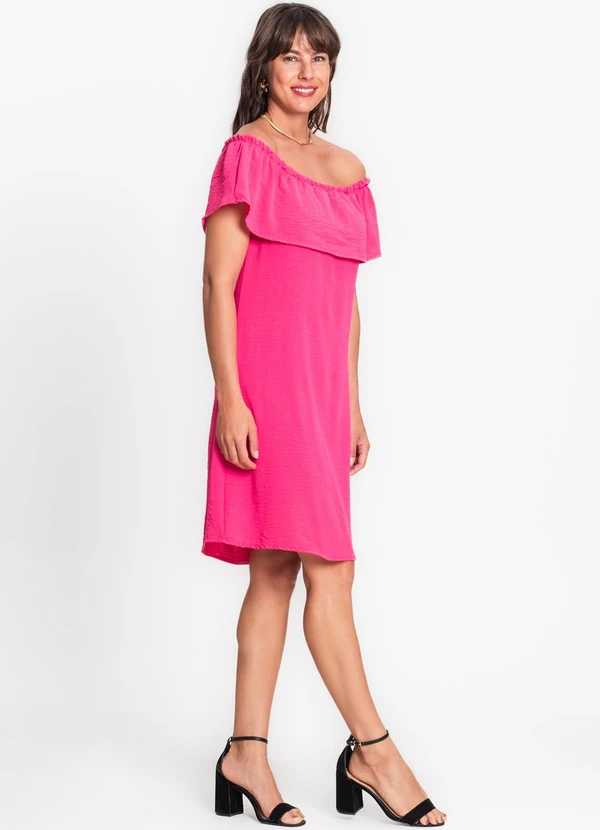 Rovitex - Vestido Ciganinha em Air Flow Rosa 3