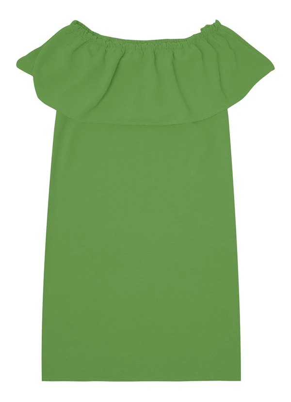 Rovitex - Vestido Ciganinha em Air Flow Verde 4