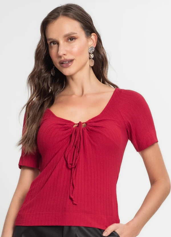 Endless - Blusa Ribana Feminina Vermelho