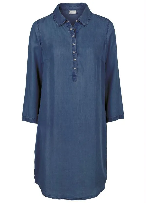 bonprix - Chemise Jeans Azul 4