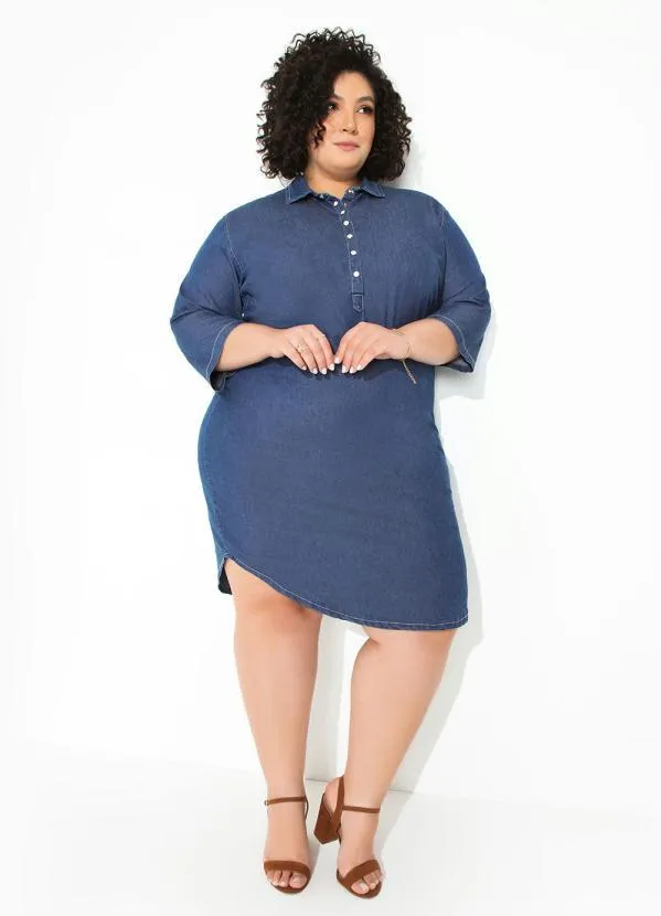 bonprix - Chemise Jeans Azul 7