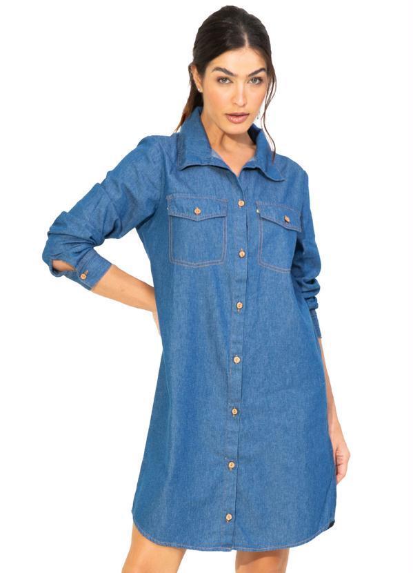 Endless - Chemise Jeans Feminino Azul