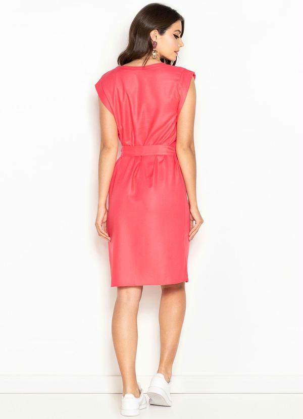 Hering - T-Shirt Dress de Viscose Rosa 10