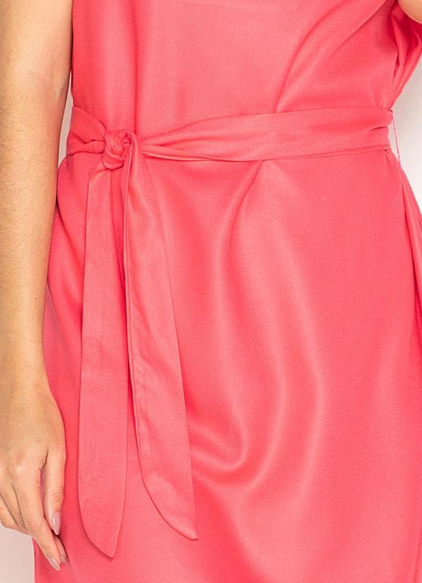 Hering - T-Shirt Dress de Viscose Rosa 11