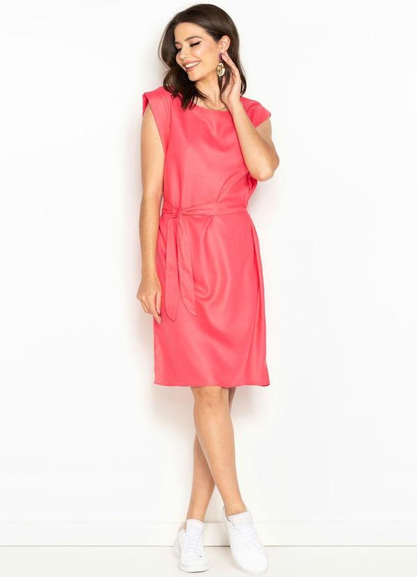 Hering - T-Shirt Dress de Viscose Rosa 8