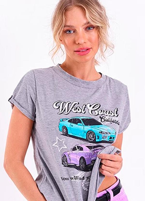 Amo Brand - T-Shirt West Coast Cinza 3