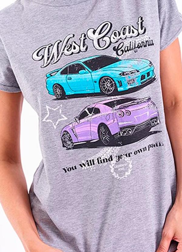 Amo Brand - T-Shirt West Coast Cinza 4