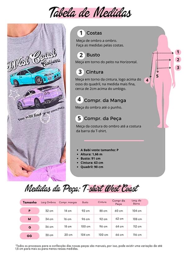 Amo Brand - T-Shirt West Coast Cinza 5