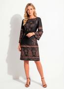 Vestido Abacaxi Tropical em Malha Fria