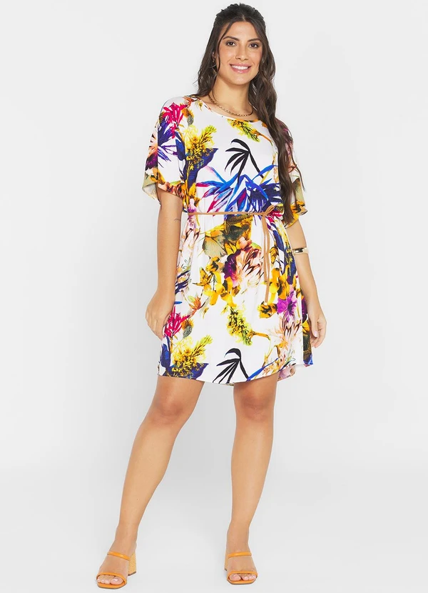 Infinita Cor - Vestido Adulto Feminino Azul 1