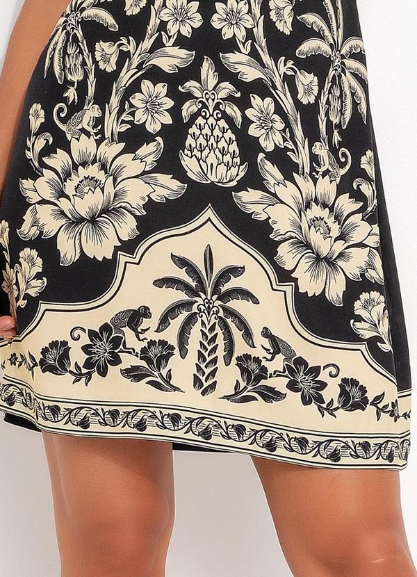 Farm - Vestido Alça Guanacaste Preto 8