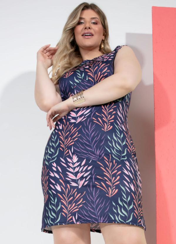 Quintess - Vestido Algas Curto sem Mangas 5