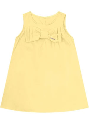 Carinhoso - Vestido Amarelo Curto Amplo Menina - CARINHOSO
