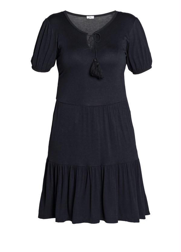 Outlet - Vestido Amplo Preto 5
