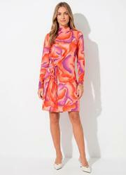Vestido Aquarela em Malha Fria