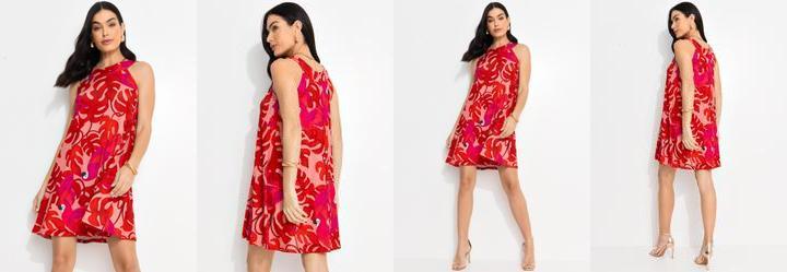 Vestido Arara Color em Malha Fria