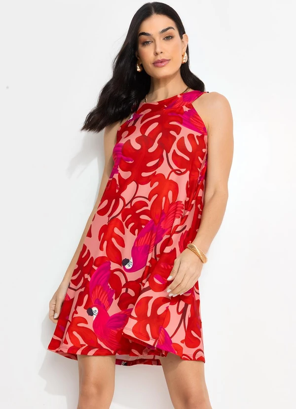 Quintess - Vestido Arara Color em Malha Fria