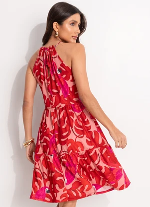 Quintess - Vestido Arara Color em Malha Fria - QUINTESS