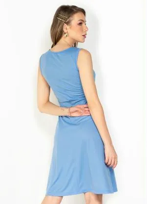 Moda Pop - Vestido Azul Celeste - MODA POP