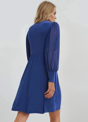 bonprix - Vestido Azul em Malha de Viscose - BONPRIX