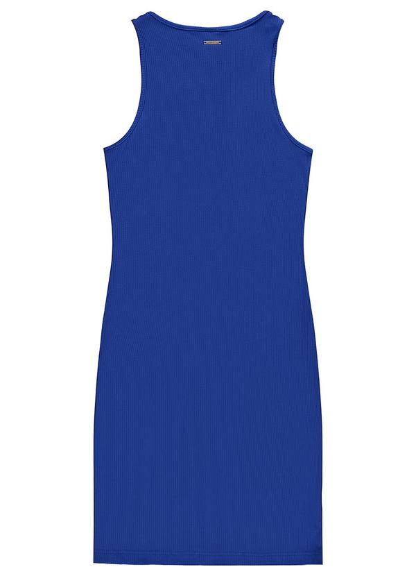 Enfim - Vestido Azul Escuro Curto Justo 4