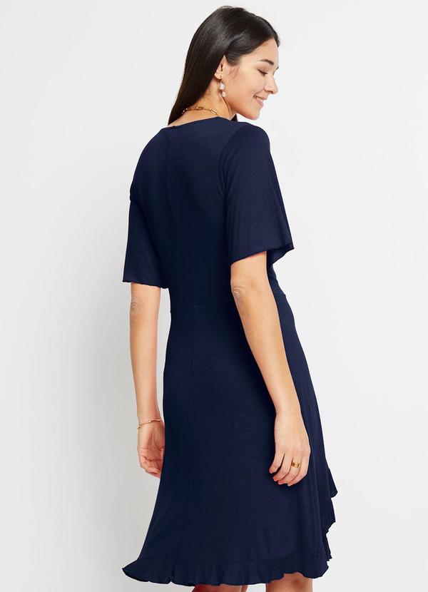 bonprix - Vestido Azul Marinho em Malha de Viscose 2