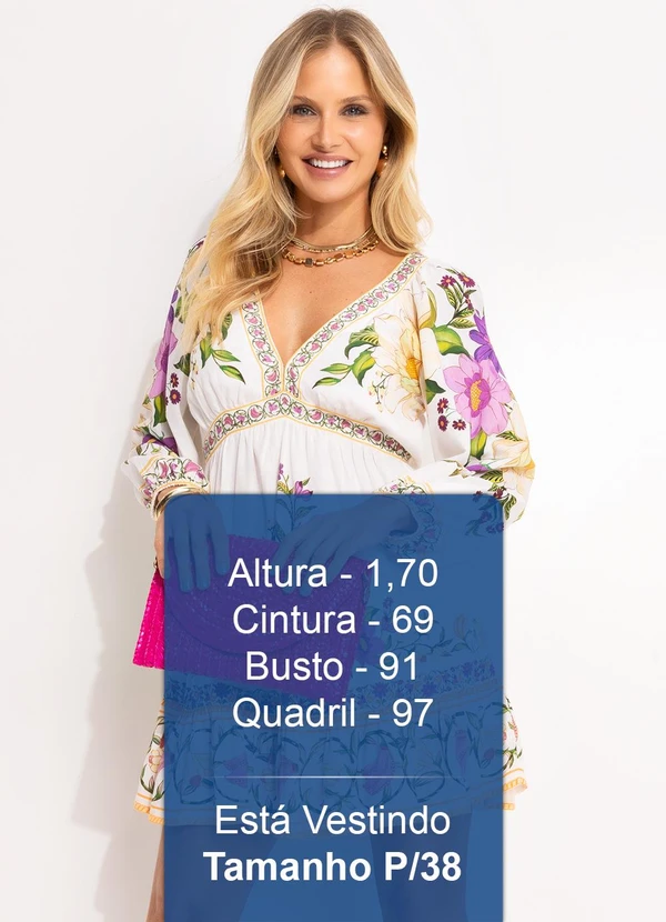 Farm - Vestido Belo Jardim Off White 6