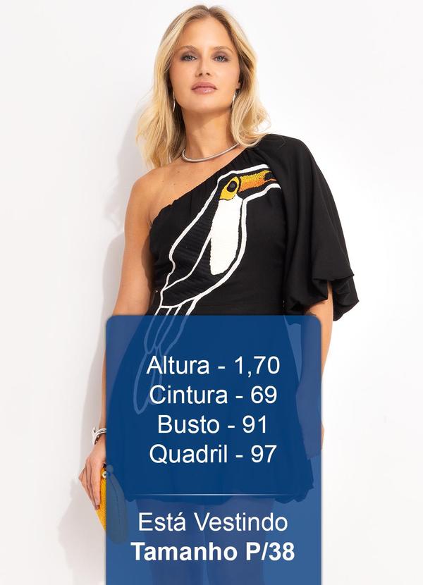 Farm - Vestido Bordado Copatucano Preto 6