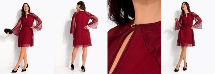 Vestido Bord� em Tule