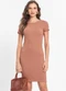 Endless - Vestido Canelado Feminino Marrom - variação: Marrom