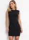 Colcci - Vestido Canelado Cinza - variação: Preto