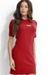Colcci - Vestido Canelado Marrom - variação: Vermelho
