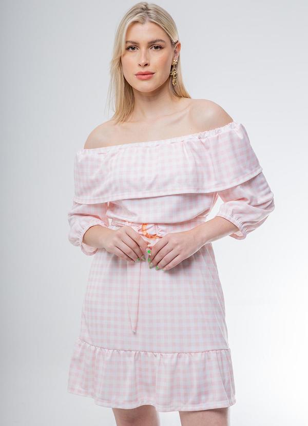 Misiss - Vestido Ciganinha Clássico Carli Rosa