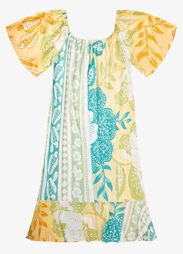 Infinita Cor - Vestido Ciganinha Infinita Cor Verde