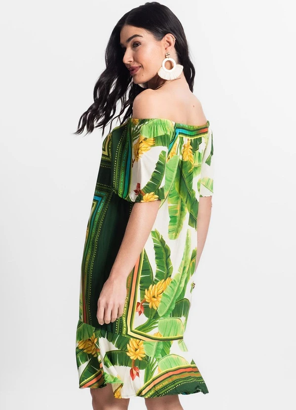 Infinita Cor - Vestido Ciganinha Verde 5