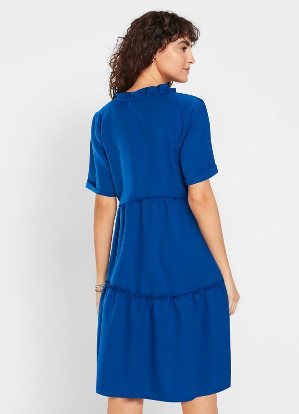 Outlet - Vestido com Amarração Azul 2