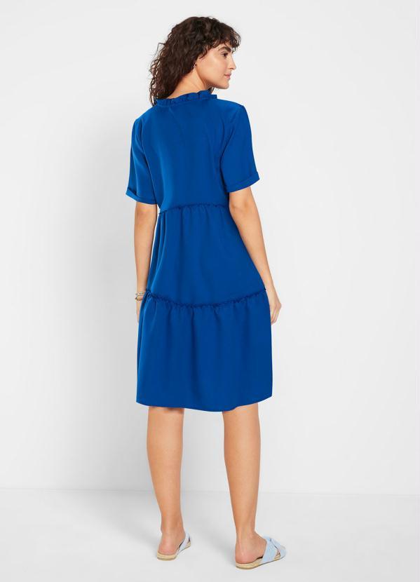 Outlet - Vestido com Amarração Azul 6