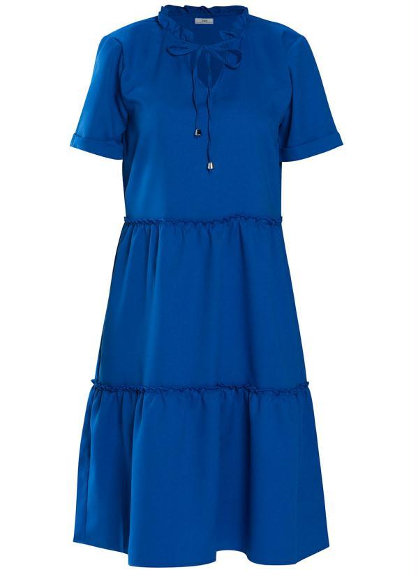Outlet - Vestido com Amarração Azul 7