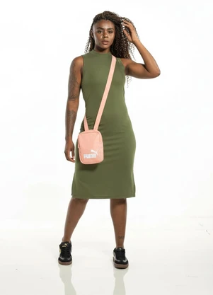 Cobertura - Vestido com Gola e Fenda Verde - COBERTURA
