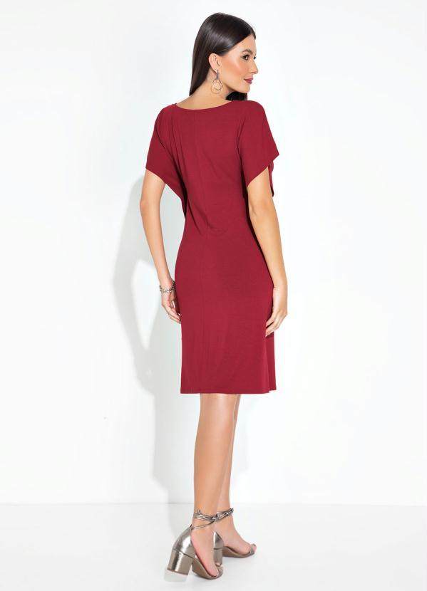 bonprix - Vestido com Gota no Decote Vermelho 5