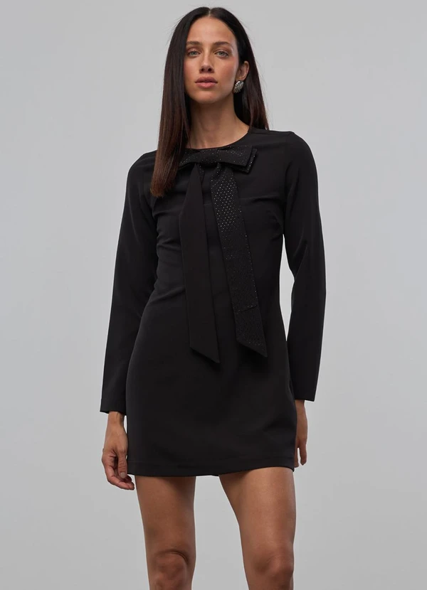 Carlota Costa - Vestido com Laço Preto