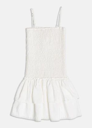 Authoria - Vestido com Lastex  Off White - AUTHORIA