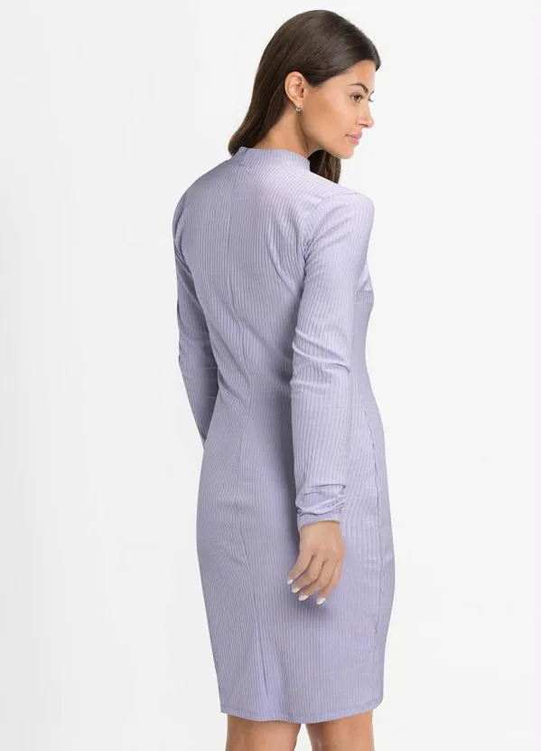 bonprix - Vestido com Recorte Vazado Lilás 3