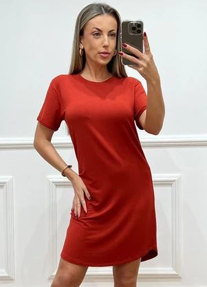Doce Tom - Vestido Confort Marrom - DOCE TOM