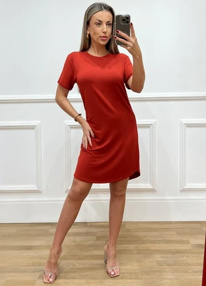 Doce Tom - Vestido Confort Marrom - DOCE TOM